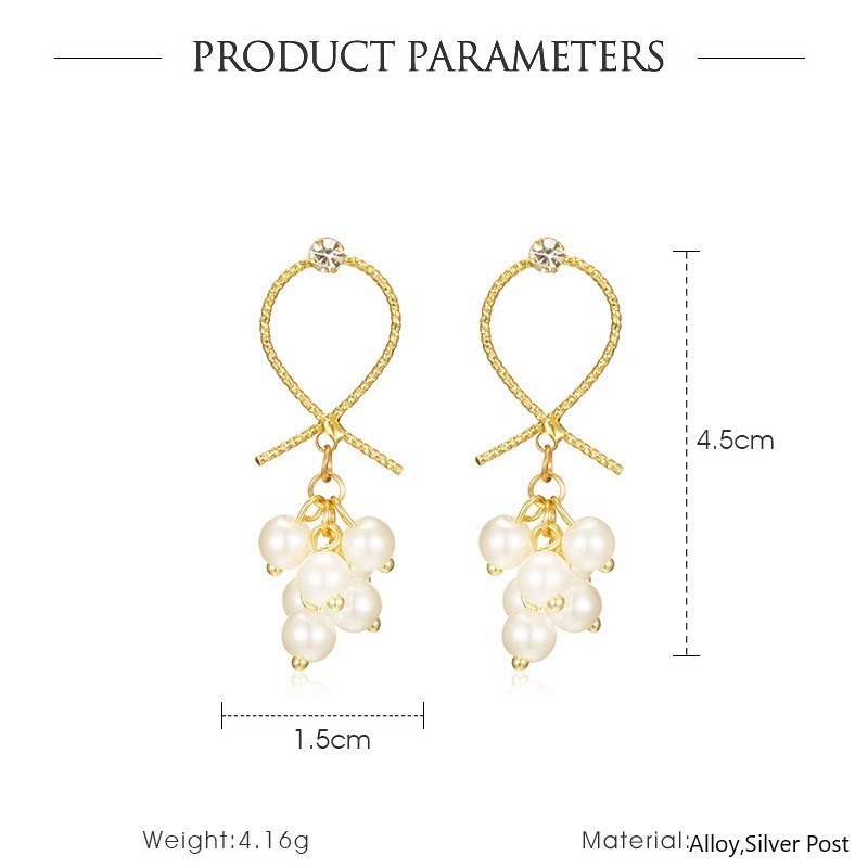 Lovely Silver 925 Cross-piece Earrings For Women