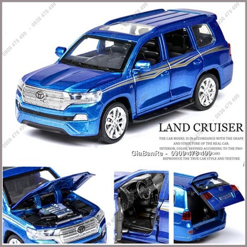 XE MÔ HÌNH KIM LOẠI TỈ LỆ 1:32 - TOYOTA LAND CRUISER NEW - 9874