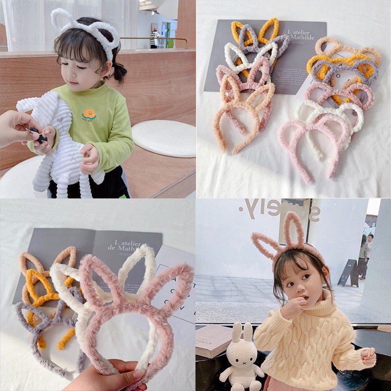 Băng đô cài tóc hình tai thỏ xinh xắn