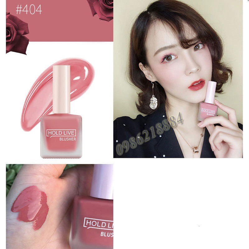 Má hồng dạng kem Hold Live Fruit Juice Blusher HFB65 | Thế Giới Skin Care