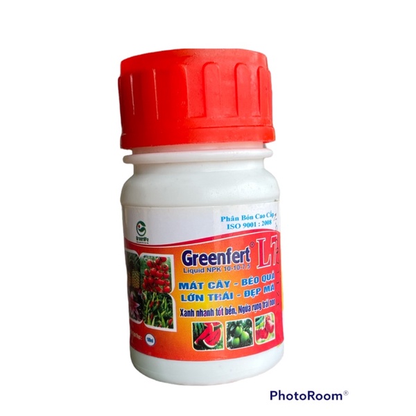 Phân bón Siêu to trái Greenfert L7 , to trái ,mỡ trái, chắc trái , đẹp mã,...100ml