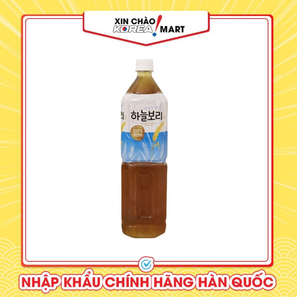 Trà lúa mạch 1.5l Xin chào Korea Mart