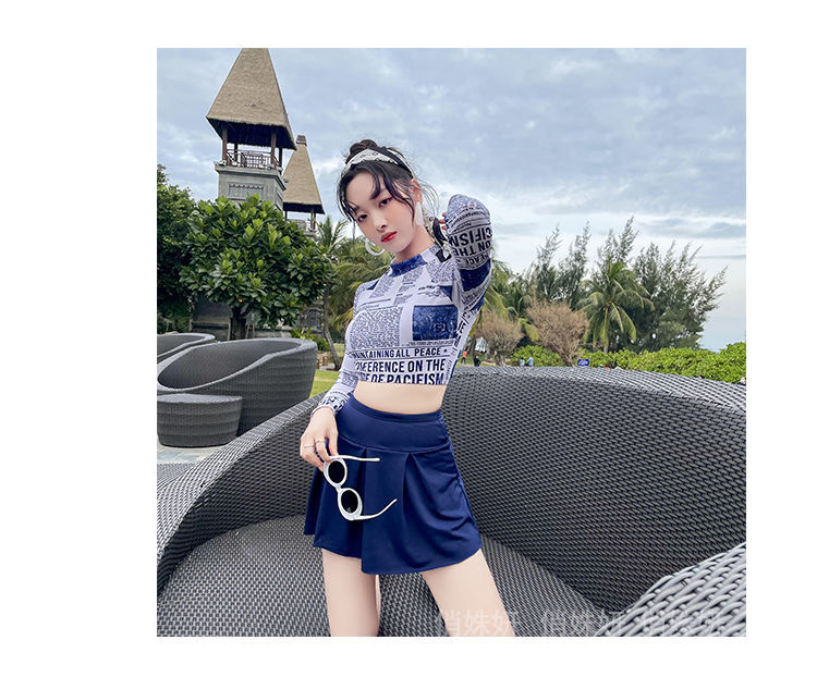 Bộ Đồ Bơi Dài Tay Eo Cao Thời Trang Mùa Xuân 2021 | BigBuy360 - bigbuy360.vn