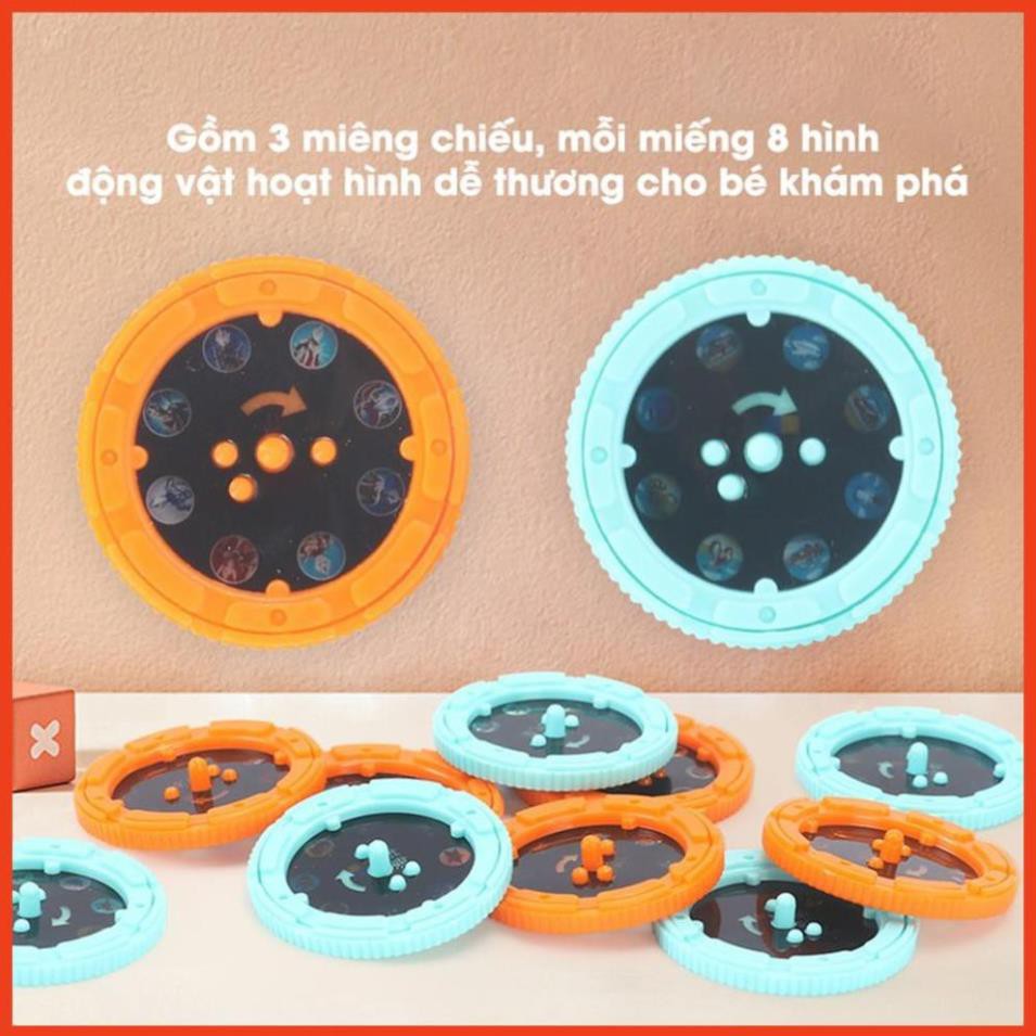 Đèn Pin Chiếu Hình Cho Bé 24 Hình Động Vật Ngộ Nghĩnh-Đồ Chơi Cho Bé Phát Triển Trí Tuệ, Khám Phá (PD3039)