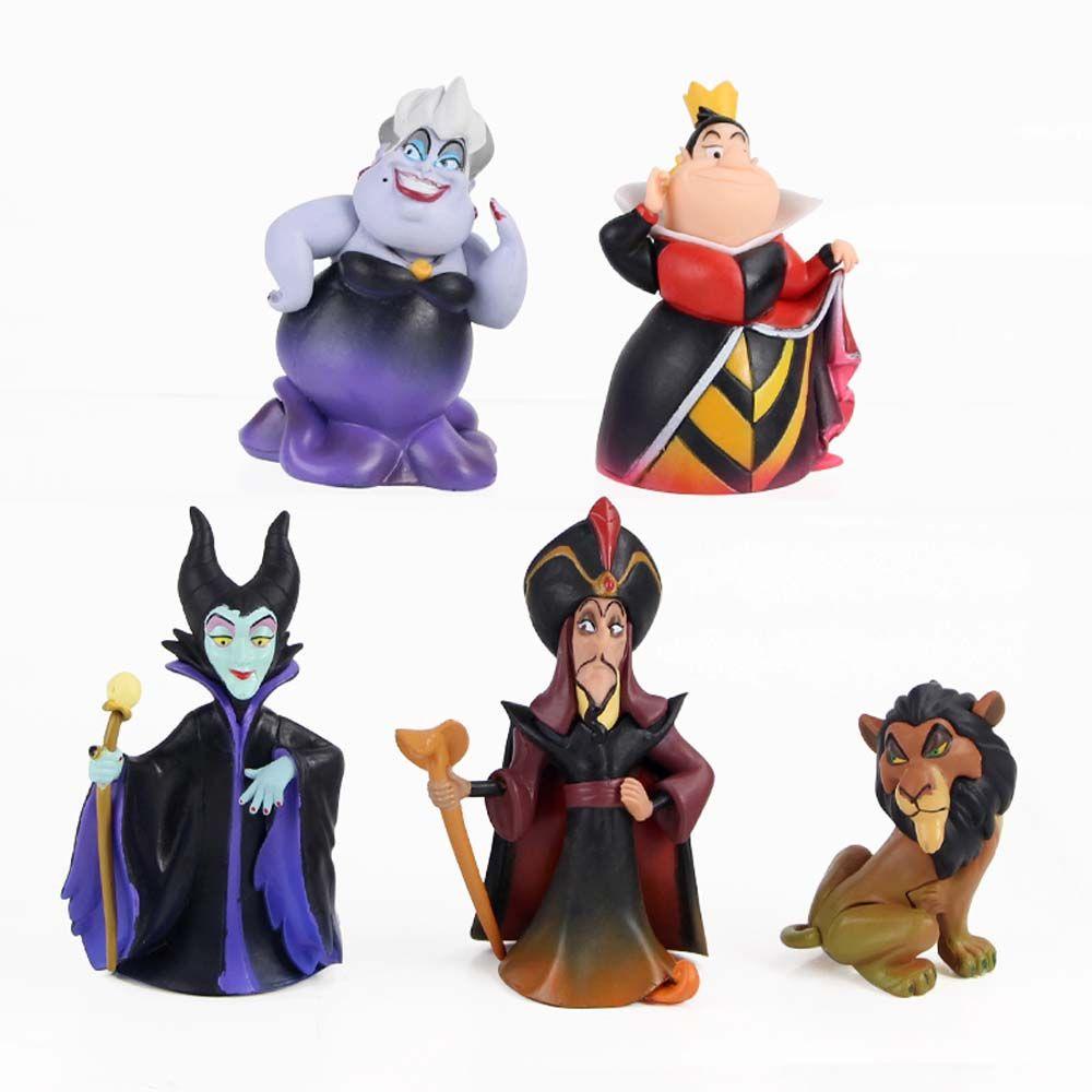 Set 5 Mô Hình Đồ Chơi Nhân Vật Hoạt Hình Công Chúa Jafar Ursula