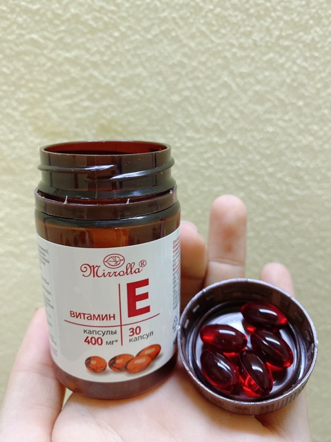 Viên uống Vitamin E 400mg Mirrolla Nga | BigBuy360 - bigbuy360.vn