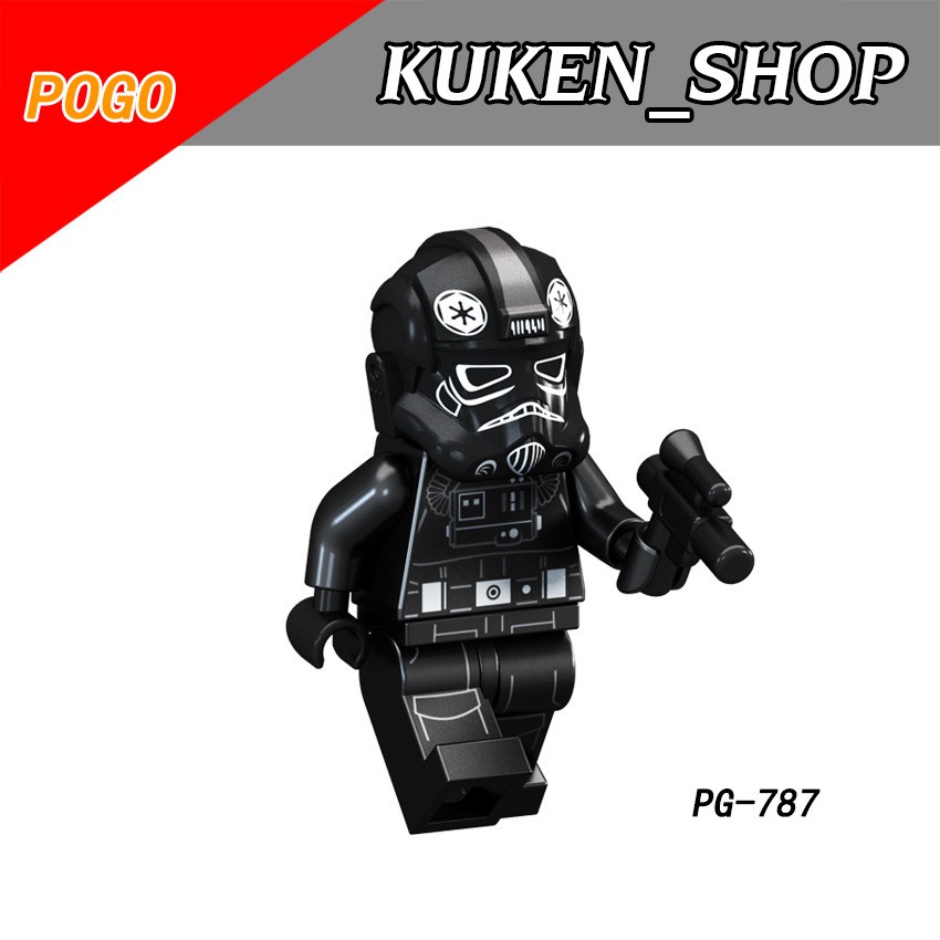 Minifigures Star Wars Mẫu Nhân Vật Imperial Pilot PG787