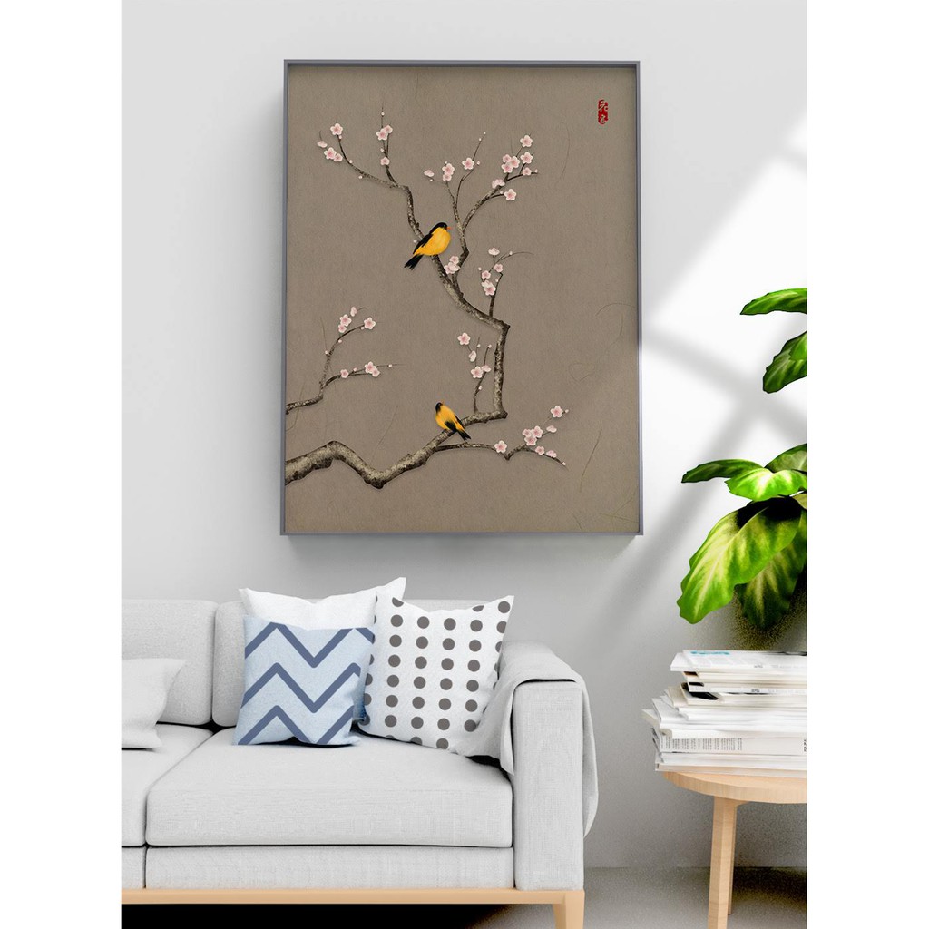 TRANH TREO TƯỜNG  CỠ ĐẠI - GIÁ RẺ KÈM KHUNG -PHONG CÁCH BẮC ÂU TRỪU TƯỢNG- MELYHOME- TB3FGC75