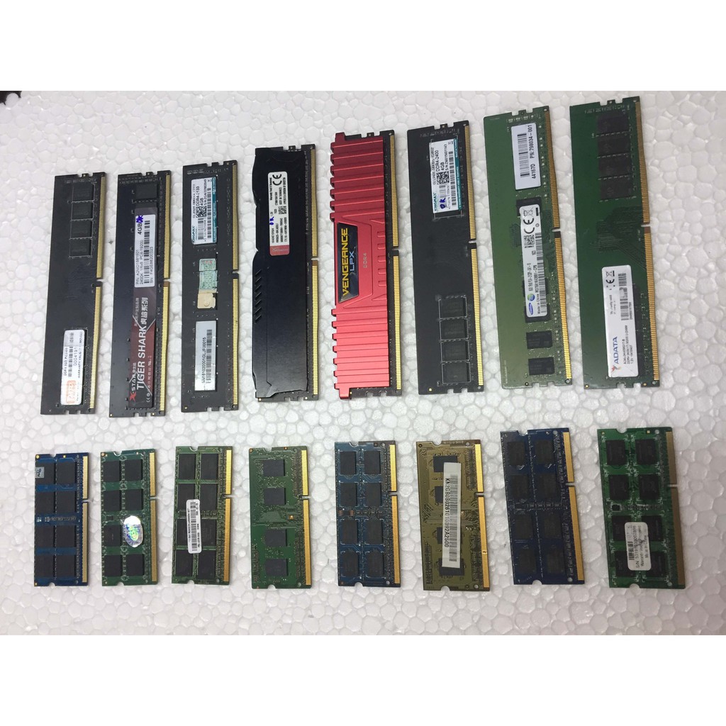 Ram LAPTOP/PC DDR4 DDR3 2G 4G Bus 1333/1600 hoặc Bus 2133/2400 20