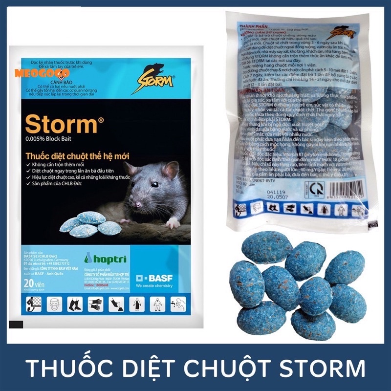 Thuốc diệt chuột sinh học storm