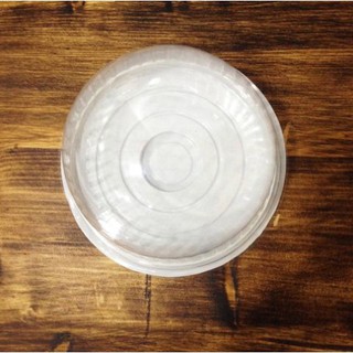 Combo 100 hộp nhựa tròn đựng bánh bông lan H24; kích thước lọt lòng 14cm, cao 8cm