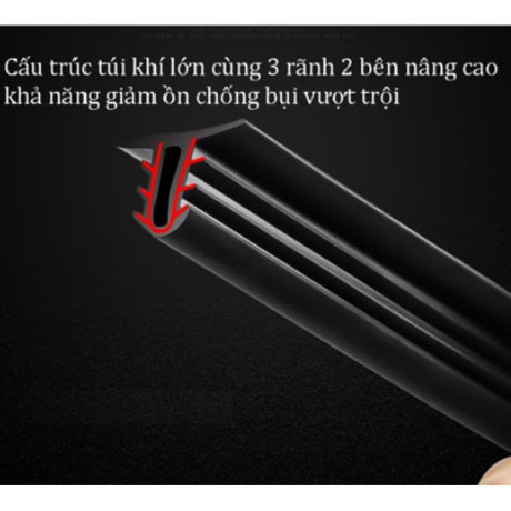 Bộ Gioăng Cao Su Nhét Khe Taplo Cách Âm Chống Bụi Cho Kính Chắn Gió Xe Ô Tô GCS01-TOOSTORE