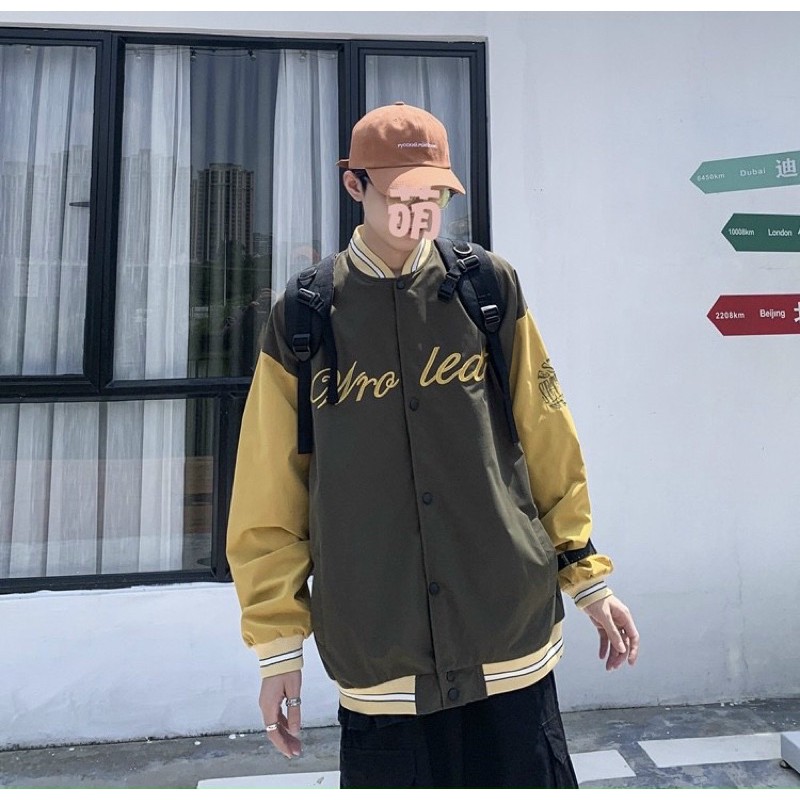 ÁO BOMBER BÓNG CHÀY WROLEDT ( hình chụp thật )