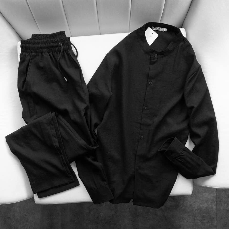 [Full Box] Bộ Đũi Dài Tay Nam Mùa Hè | BigBuy360 - bigbuy360.vn