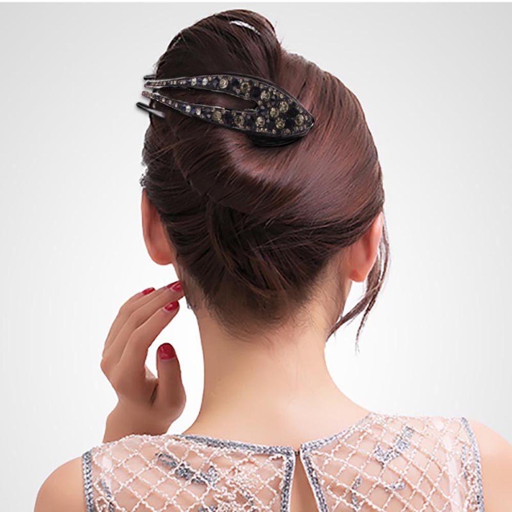 Kẹp Tóc Mỏ Vịt Rỗng Thanh Lịch VANES1 Cho Nữ