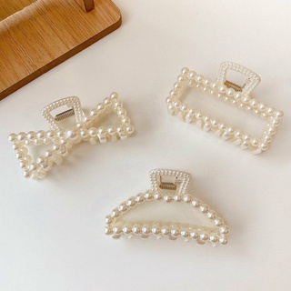 Kẹp tóc Dec đính hạt ngọc đá siêu sang chảnh Gem.05