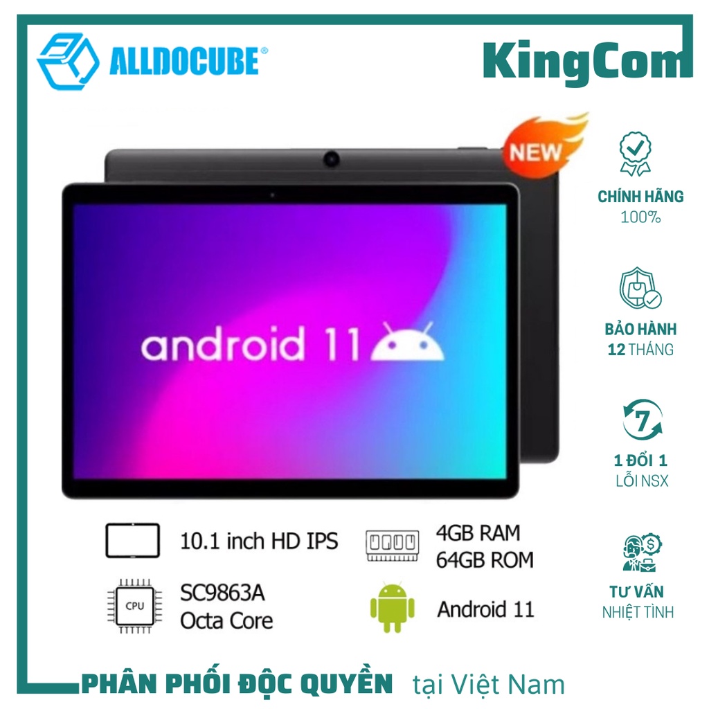 Máy Tính Bảng Alldocube IPlay 20S RAM 4GB/ROM 64GB - HÀNG CHÍNH HÃNG/BẢO HÀNH 12 THÁNG