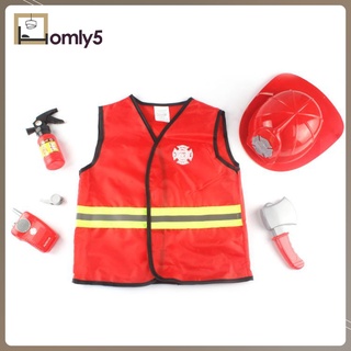 [Homyl] Đồ Chơi Trang Phục Lính Cứu Hỏa Cho Bé