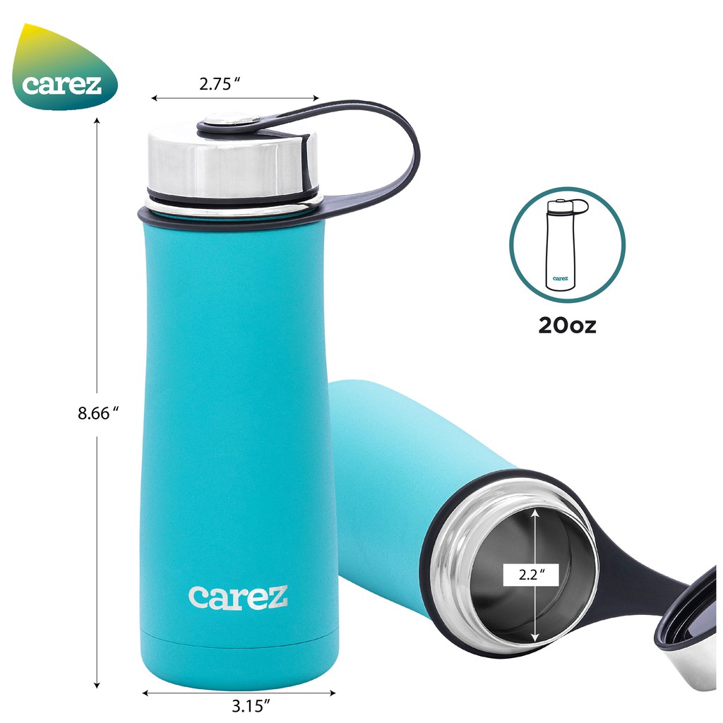 Bình giữ nhiệt thể thao CAREZ 590ML VFC688SC-590 - Màu xanh Cyan