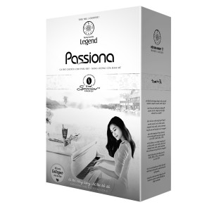 (2H-Passona) - Cà phê Trung Nguyên Passiona hòa tan 4in1 hộp 14 gói 16gr (02 Hộp tặng 1 gói G7)