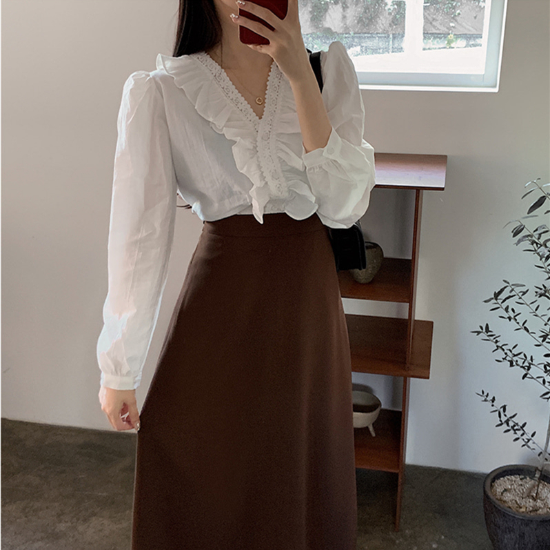 Chân Váy Chữ A Dáng Dài Lưng Cao Thời Trang 38401 38401 | BigBuy360 - bigbuy360.vn