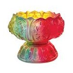 Ly nến thơm hoa sen lưu ly Miss Candle NQM5654 (Hương sen)