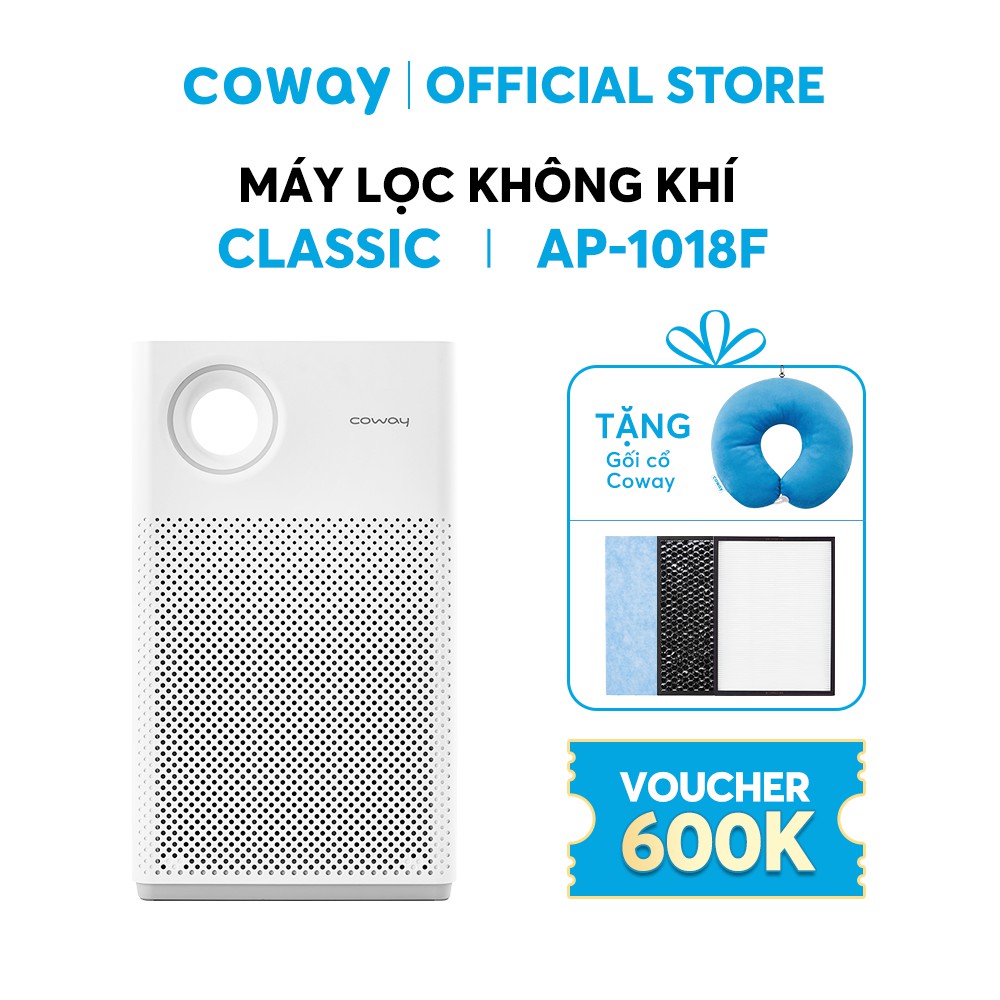 [Mã ELMALL1TR5 giảm 6% đơn 3TR] Máy lọc không khí Coway Classic AP-1018F