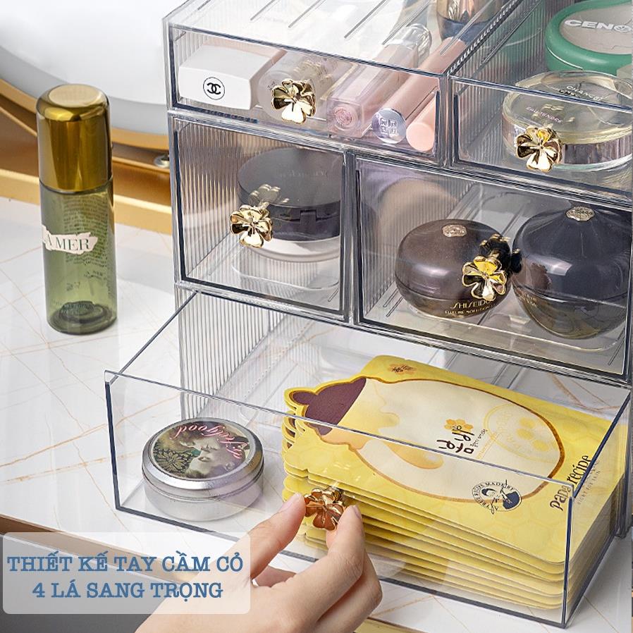 Kệ Đựng Mĩ Phẩm, Bông Tẩy Trang, Trang Sức Enoda Home Cao Cấp R001