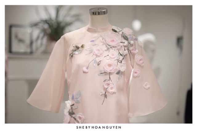 Bộ 3 bông hoa đính váy áo