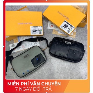 Túi đeo chéo nam, túi chéo lv da pu đi chơi, đi học hàng SPF.