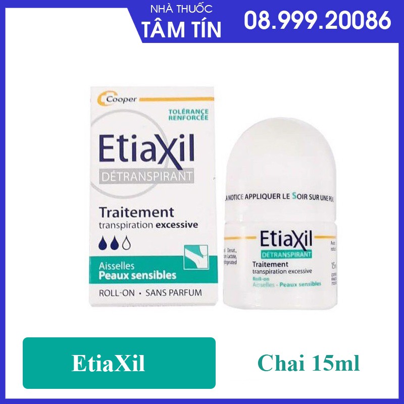 [Chính Hãng] Lăn Khử Mùi Ngăn Mồ Hôi Hiệu Quả Etiaxil - 15ml