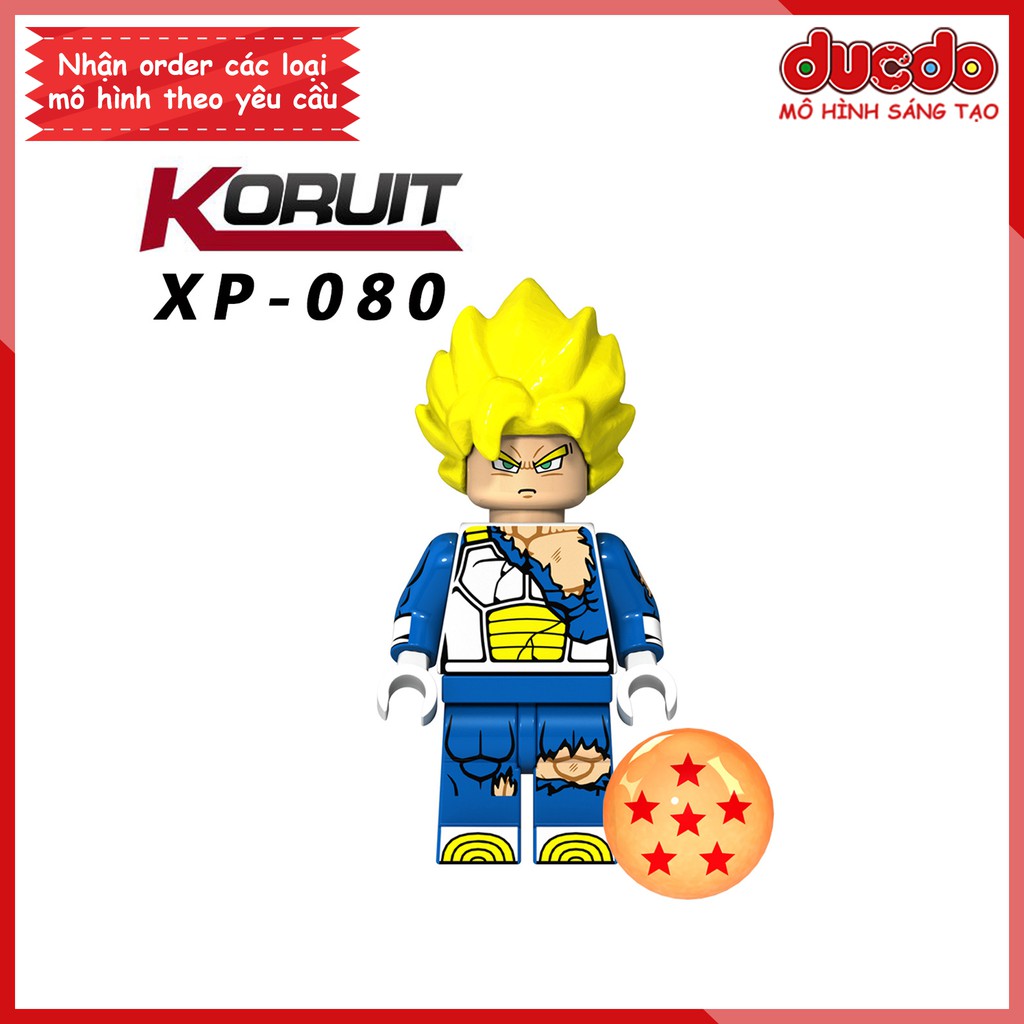 Minifigures các nhân vật 7 viên ngọc rồng mới nhất - Đồ chơi Lắp ghép Mini Dragon Ball Goku Koruit KT1011 Mô hình