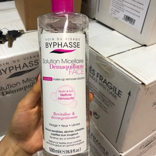 Nước tẩy trang BYPHASSE solution micellaire face 500ml