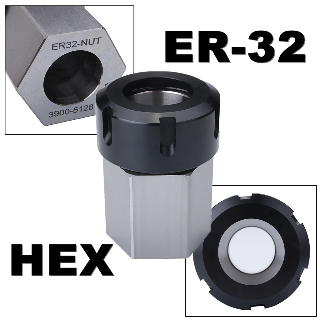 ER32 Hex Collet Block Spring Chuck Collet Holder For CNC Lathe Engraving Machine | BigBuy360 - bigbuy360.vn