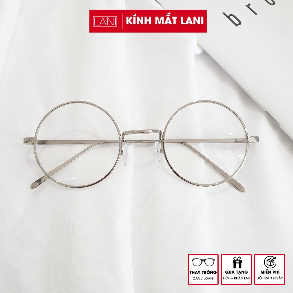 Gọng Cận Kính nam nữ Nobita Tròn xoe chất kiệu kim loại Lani 3800 - Lắp Mắt Cận Theo Yêu Cầu