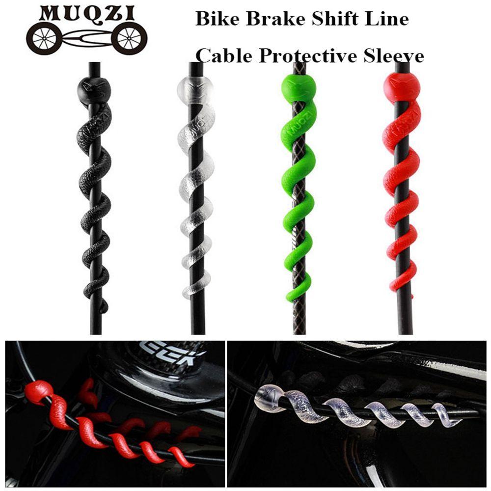 1 / 4 Vỏ Bảo Vệ Dây Cáp Bằng Silicon Cho Xe Đạp Leo Núi