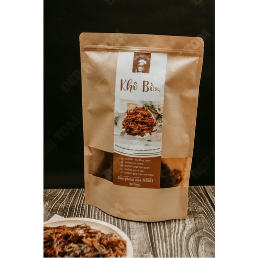 Đồ Ăn Vặt Bò Ướt Xé Sợi 500g Bếp Mẹ Tom | BigBuy360 - bigbuy360.vn