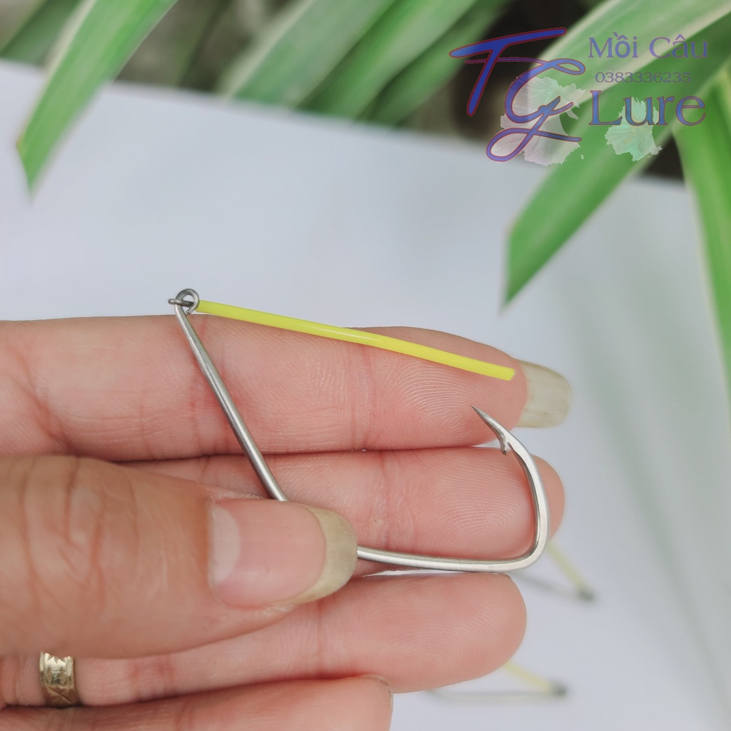 Combo 5 cái Lưỡi Câu Cá Lóc - Dáng Hàm Chó 1ly8