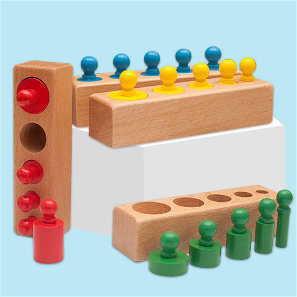 CHOOKEY Đồ Chơi Xếp Hình Núm Vặn Bằng Gỗ Giáo Dục Theo Phương Pháp Montessori