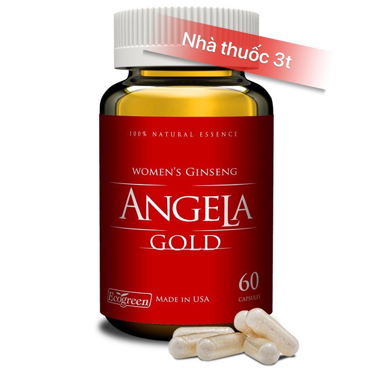 Sâm Angela gold nguyên tem, tăng cường sức khỏe, sắc đẹp và sinh lý nữ.