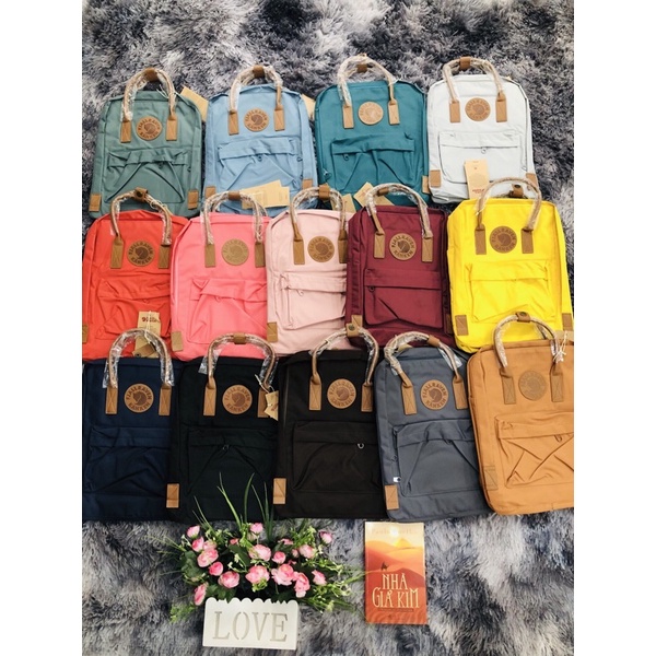 Balo ulzzang chống nước Kanken quai da