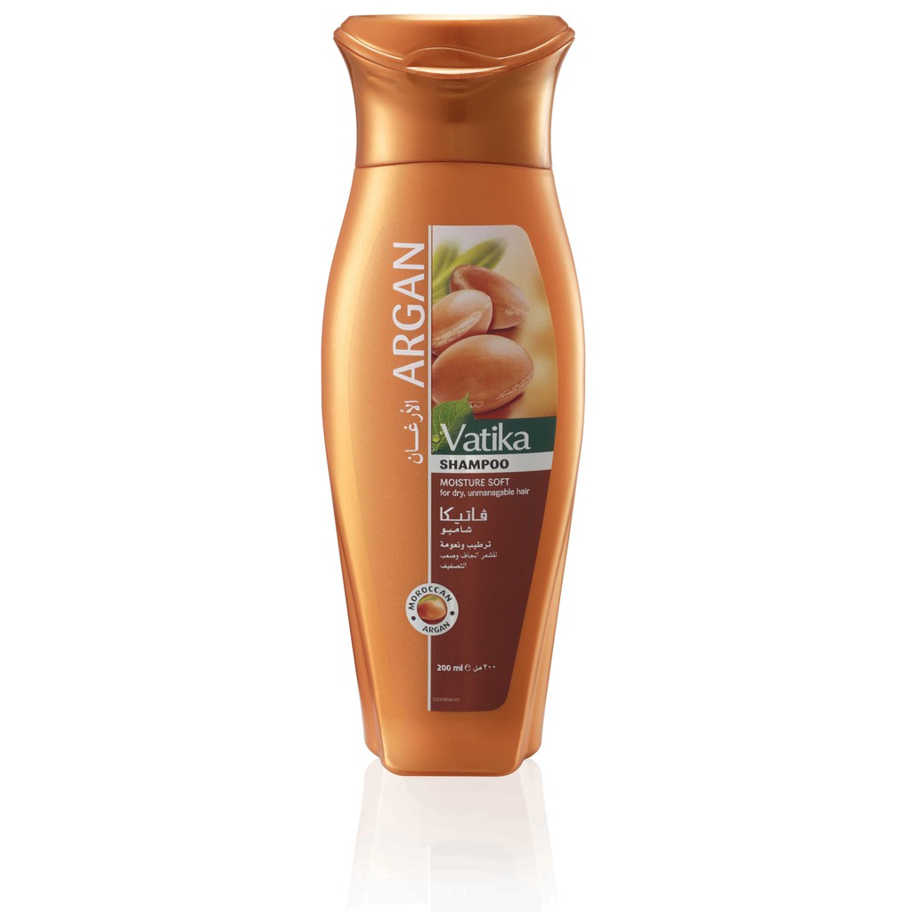 Dầu gội/ Dầu xả Vatika chiết xuất argan 400ml - dành cho tóc khô xơ hư tổn