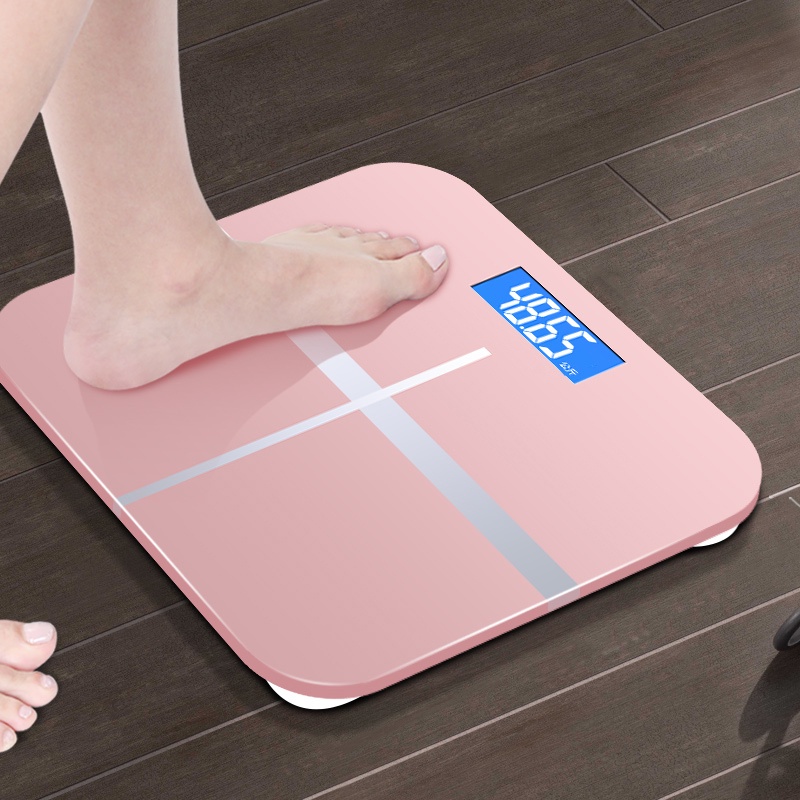 Cân sức khỏe gia đình chuẩn xác tặng kèm thước dây đo eo - Cân điện tử sức khỏe hình chú heo xinh xắn 180kg (CCH02)