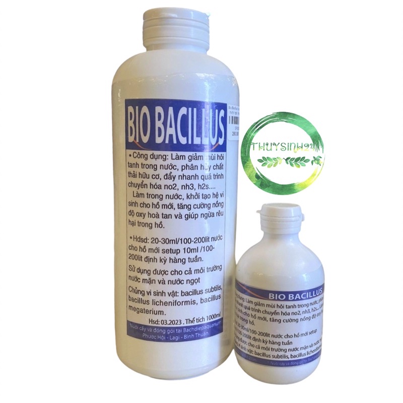 Vi sinh BDA Bio Bacillus - vi sinh trong nước - phân huỷ chất thãi