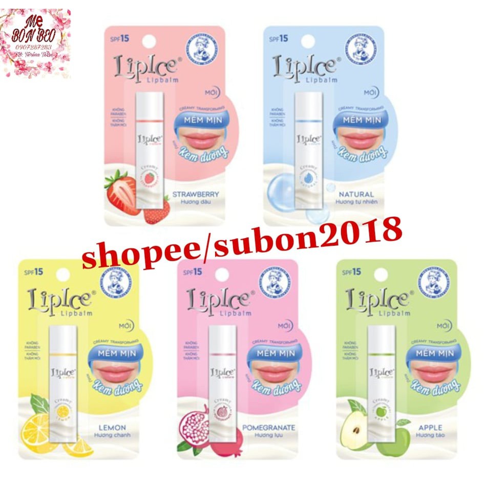 Son dưỡng không màu chuyển kem mịn Lipice Creamy 4.3g