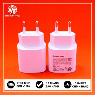 Củ sạc nhanh samsung 25w typec cho s20/s20+/s20ultra/ note 10/ note10+/... và nhiều dòng máy khác.