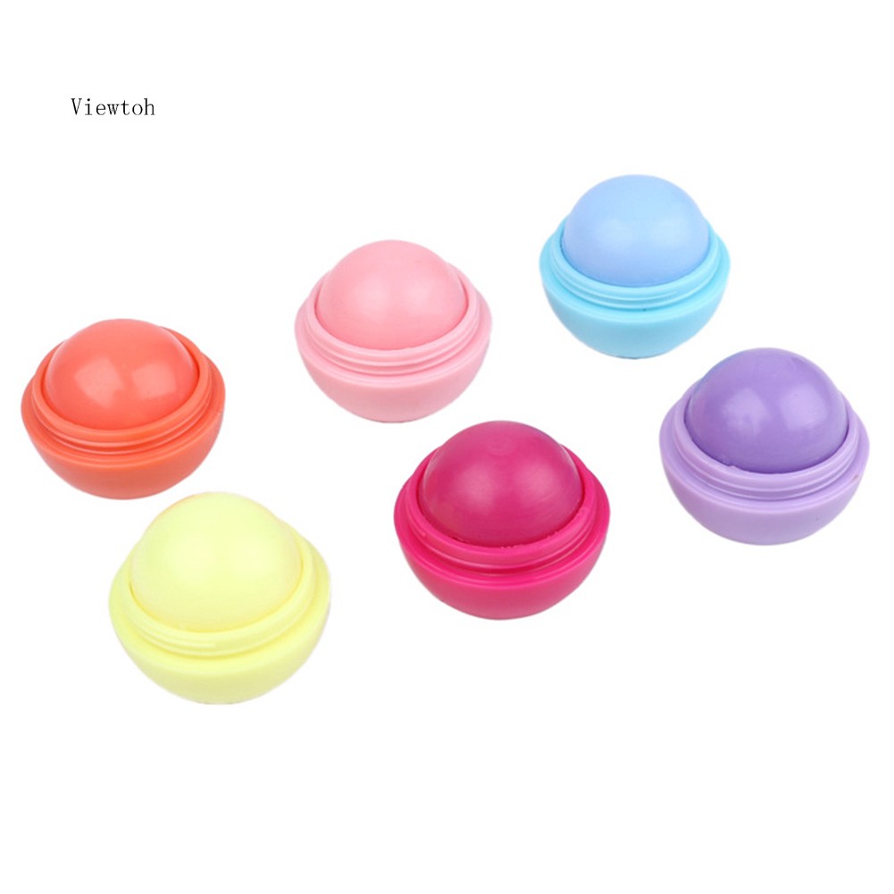 Son dưỡng môi lâu trôi thiết kế hình quả cầu tròn với 6 màu tùy chọn