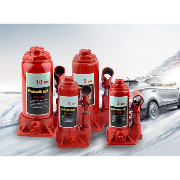 Kích thủy lực 5 tấn hydraulic jack, kích ô tô thích hợp để trong cốp xe