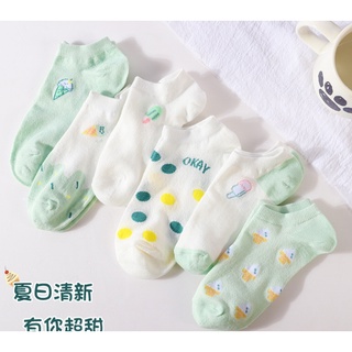 Tất nữ lưới cổ ngắn phong cách dễ thương