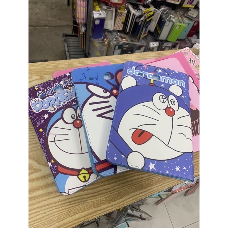 Bao da samsung Tab E 9.6inch T560 T561 dẻo kitty doremon siêu dễ thương